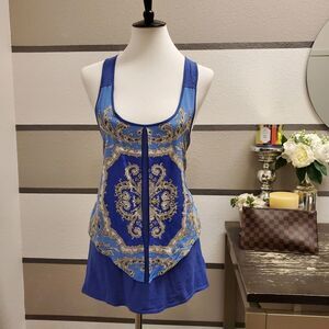 Anthropologie Leif Notes Layered Tank Top Sz M